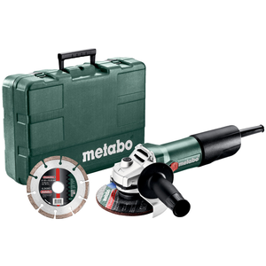 METABO W 850-125 SET sarokcsiszoló (műanyag hordtáskában) + gyémánttárcsa termék fő termékképe