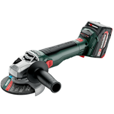 METABO W 18 LT BL 11-125 akkumulátoros sarokcsiszoló (2 x 4.0 Li-Power akkuval, metaBOX kofferben)