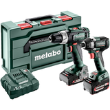 METABO COMBO SET 2.8.2 18 V akkumulátoros gépcsomag (1 x 2.0 Ah és 1 x 4.0 Ah Li-Power akkuval, metaBOX kofferben)