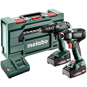 METABO COMBO SET 2.8.5 18 V akkumulátoros gépcsomag (2 x 2.0 Ah Li-Power akkuval, metaBOX kofferben) termék fő termékképe