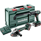 METABO COMBO SET 2.4.4 18 V akkumulátoros gépcsomag (1 x 2.0 Ah és 1 x 4.0 Ah Li-Power akkuval, metaBOX kofferben)