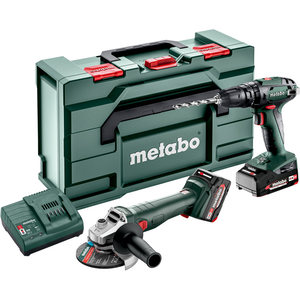 METABO COMBO SET 2.4.4 18 V akkumulátoros gépcsomag (1 x 2.0 Ah és 1 x 4.0 Ah Li-Power akkuval, metaBOX kofferben) termék fő termékképe