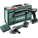 METABO COMBO SET 2.4.3 18 V akkumulátoros gépcsomag (1 x 2.0 Ah + 1 x 4.0 Ah Li-Power akkuval, metaBOX kofferben)