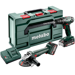 METABO COMBO SET 2.4.3 18 V akkumulátoros gépcsomag (1 x 2.0 Ah + 1 x 4.0 Ah Li-Power akkuval, metaBOX kofferben) termék fő termékképe