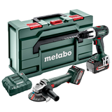 METABO COMBO SET 2.4.2 18 V akkumulátoros gépcsomag (2 x 4.0 Ah Li-Power akkuval, metaBOX kofferben)