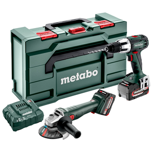 METABO COMBO SET 2.4.2 18 V akkumulátoros gépcsomag (2 x 4.0 Ah Li-Power akkuval, metaBOX kofferben) termék fő termékképe