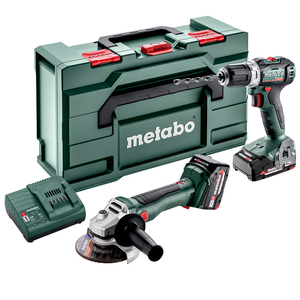 METABO COMBO SET 2.6.5 18 V szénkefe nélküli akkumulátoros gépcsomag (1 x 2.0 Ah és 1 x 4.0 Ah Li-Power akkuval, metaBOX kofferben) termék fő termékképe