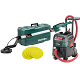 METABO LSV 5-225 COMFORT hosszúnyakú csiszoló + ASR 35 M ACP porszívó (műanyag hordtáskával)