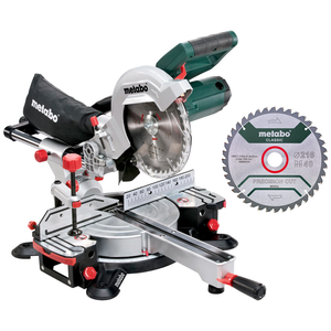 METABO KGSV 216 M Set fejező- és gérvágó fűrész + fűrészlap termék fő termékképe