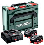 METABO 18 V-os akku csomag (2 x 8.0 Ah LiHD akku, töltő, metaBOX kofferben)