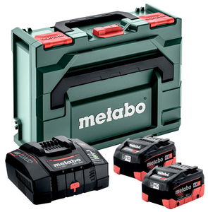 METABO 18 V-os akku csomag (2 x 10.0 Ah LiHD akku, töltő, metaBOX kofferben) termék fő termékképe