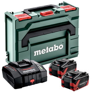 METABO 18 V-os akku csomag (2 x 8.0 Ah LiHDX akku, töltő, metaBOX kofferben) termék fő termékképe