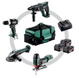 METABO COMBO SET 4.3 18 V akkumulátoros gépcsomag (3 x 4.0 Ah Li-Power akkuval, nagy szerszámtáskával)