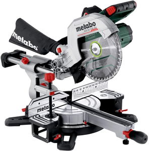 METABO KGS 18 LTX BL 254 akkus fejező- és gérvágó fűrész (2 x 5.2 Ah Li-Power akkuval, kartonban) termék fő termékképe