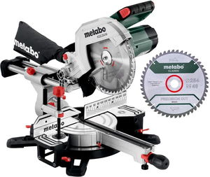 METABO KGS 254 M Set fejező- és gérvágó fűrész + fűrészlap termék fő termékképe