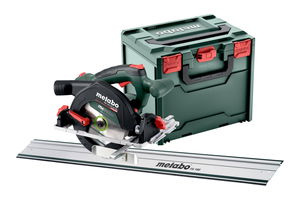 METABO KS 18 LTX 57 BL akkumulátoros kézi körfűrész (akku és töltő nélkül, metaBOX kofferben) + FS 160 vezetősín termék fő termékképe