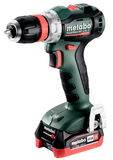 METABO POWERMAXX BS 12 BL Q akkumulátoros fúró-csavarozó (2 x 4.0 Ah LiHD akkuval, metaBOX kofferben)