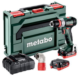 METABO POWERMAXX BS 12 BL Q PRO akkumulátoros fúró-csavarozó (2 x 4.0 Ah LiHD akkuval, metaBOX kofferben) termék fő termékképe