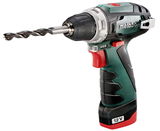 METABO POWERMAXX BS BASIC akkumulátoros fúró-csavarozó (2 x 2.0 Ah Li-Power akkuval, műanyag hordtáskában)