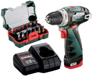 METABO POWERMAXX BS BASIC SET akkumulátoros fúró-csavarozó (1 x 2.0 Ah Li-Power akkuval, kartonban) termék fő termékképe