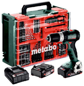 METABO SB 18 L BL akkumulátoros ütvefúró-csavarozó (2 x 2.0 Ah Li-Power akkuval, műanyag hordtáskában) + mobil műhely termék fő termékképe