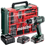 METABO SB 18 L SET akkumulátoros ütvefúró-csavarozó (2 x 2.0 Ah Li-Power akkuval, műanyag hordtáskában) + mobil műhely