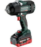 METABO SSW 18 LTX 1450 BL szénkefe nélküli akkumulátoros ütvecsavarozó, 1/2" befogás (2 x 8.0 Ah LiHD akkuval, metaBOX kofferben)