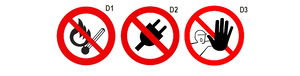 BETA 7109D/2 Tiltó tábla termék fő termékképe