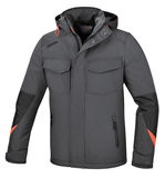BetaWORK 7670G Oxford 300D poliészter dzseki vízálló, PU-bevonatú, szürke, S