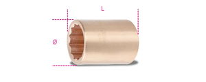 BETA 926BA/22 3/4" TIZENKÉTSZÖGŰ DUGÓKULCS, SZIKRAMENTES, 22 MM termék fő termékképe