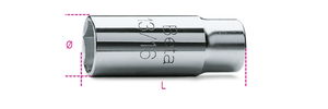 Beta 956C 14 1/2”-os gyertya-dugókulcs, krómozott, hatlapú termék fő termékképe