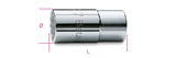 Beta 960 27 1/2”-os dízel porlasztócsúcs kiszedő dugókulcs, krómozott, tizenkétszögű