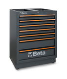 Beta C45PRO M7 7 fiókos rögzített modul a C45PRO műhelyberendezés összeállításhoz