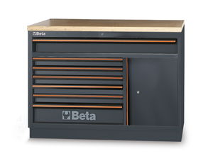 Beta C45PRO M7A/W 7 fiókos rögzített modul a C45PRO műhelyberendezés összeállításhoz termék fő termékképe