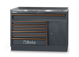 Beta C45PRO M7A/X 7 fiókos rögzített modul a C45PRO műhelyberendezés összeállításhoz termék fő termékképe