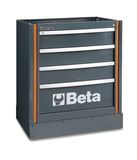 RSC55 BETA C55M4 4 fiókos rögzített modul műhelyberendezéshez