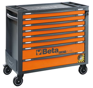Beta RSC24AXL/8-R-8 FIÓKOS SZERSZÁMKOCSI BORULÁSGÁTLÓ RENDSZERREL, HOSSZÚ MODELL termék fő termékképe