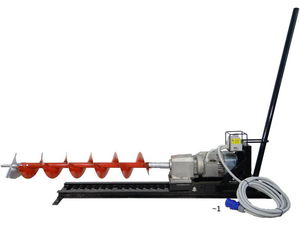  EUROKOMAX vízszintes talajfúrógép tartozékokkal (1 fázis-230V, elektromos)  termék fő termékképe