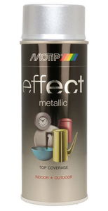 Motip DECO EFFECT metálfényű festék spray, csillogó ezüst, 400 ml termék fő termékképe