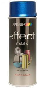 Motip DECO EFFECT metálfényű festék spray, kék, 400 ml termék fő termékképe