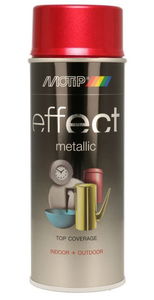 Motip DECO EFFECT metálfényű festék spray, piros, 400 ml termék fő termékképe