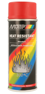 Motip 300 °C-ig hőálló festék spray, piros, 400 ml termék fő termékképe