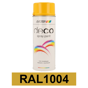 Motip DECO szintetikus festék spray, RAL1004, 400 ml termék fő termékképe