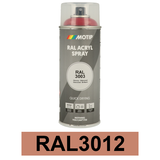 Motip Ipari festék spray, RAL3012, 400 ml