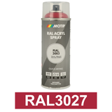 Motip Ipari festék spray, RAL3027, 400 ml