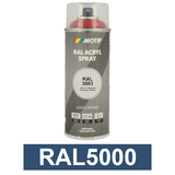 Motip Ipari festék spray, RAL5000, 400 ml