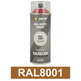 Motip Ipari festék spray, RAL8001, 400 ml