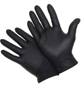 Nitril kesztyű S méret, FEKETE, 100db/doboz termék fő termékképe