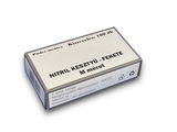 Nitril kesztyű M méret, FEKETE, 100db/doboz