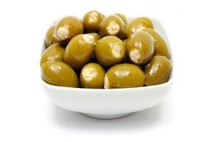 BRETAS Olajbogyó - zöld, fetával töltött 3kg / 1,8kg termék fő termékképe